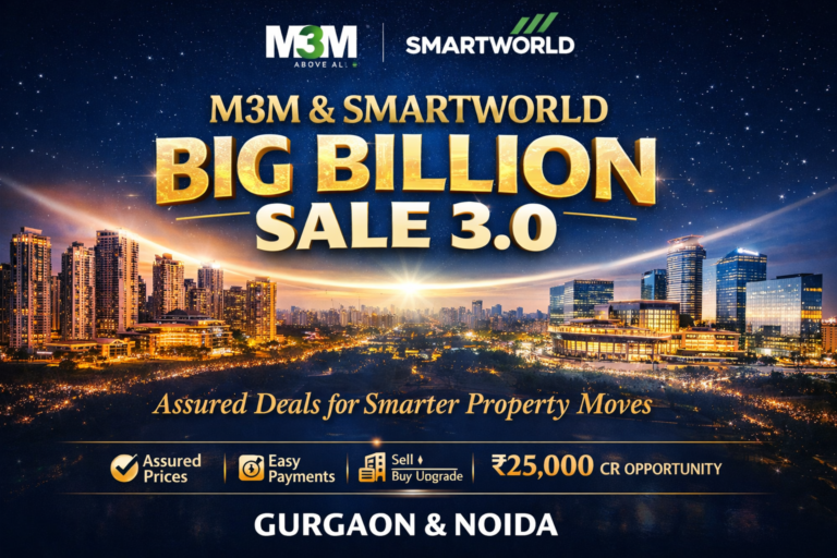 M3m & Smartworld Big Billion Sale 3.0 Assured Prices, Easy Payments, Big Opportunities